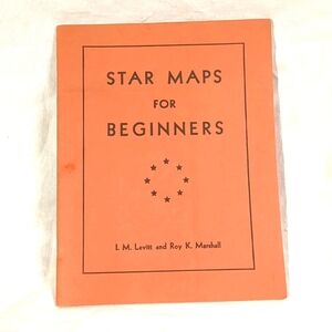 Vintage Star Maps for Beginners 1950 Levitt & Marshall Constellations Guide Old